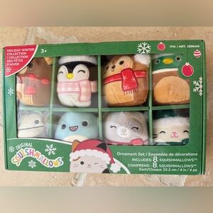 NWT Squishmallows Holiday Winter Collection Plush Set